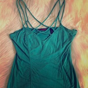 Buckle BKE red Green tank top